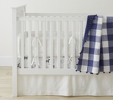 Jungle Organic Jersey Crib Fitted Sheet | Pottery Barn Kids