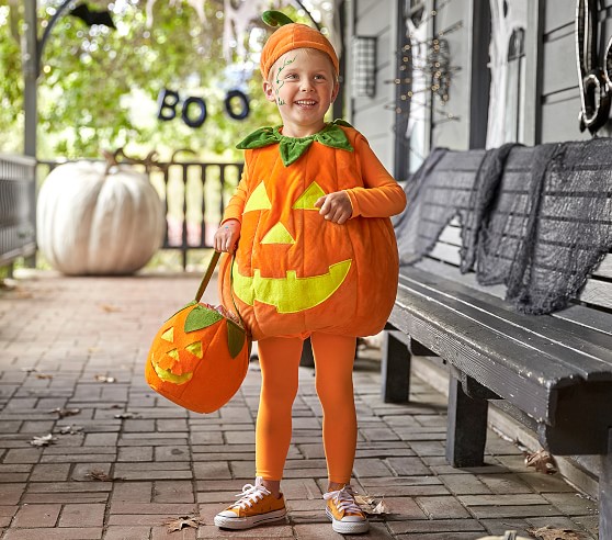 Kids Pumpkin Costume | Glow in the Dark | Pottery Barn Kids