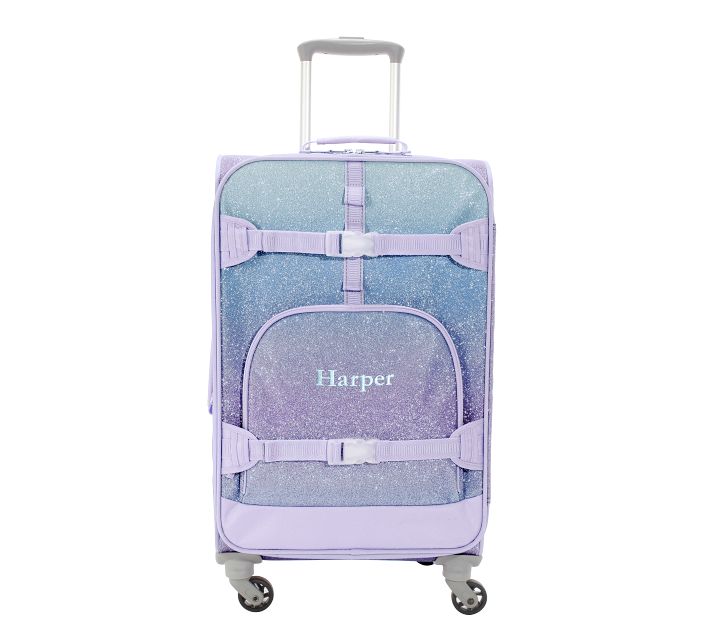 Mackenzie Rainbow Ombre Sparkle Glitter Lunch Boxes