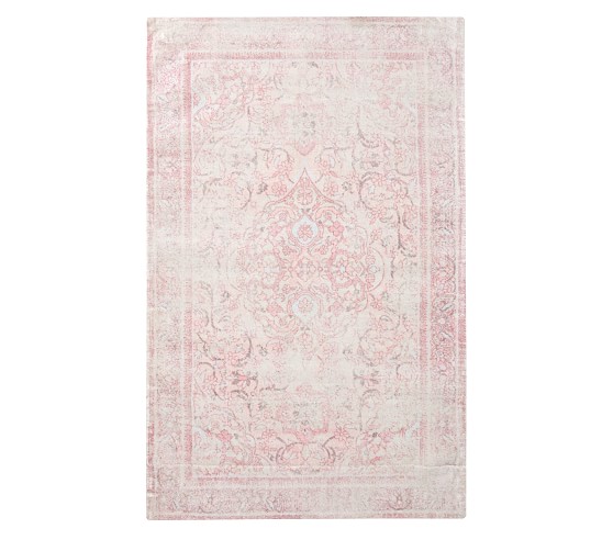 Light Pink Area Rug, Shag Carpet for Girls Boys Room,Furry Rug for Baby Kids Room,Fuzzy Rug for Dorm Nursery Room Everly Quinn Rug Size: Rectangle 3