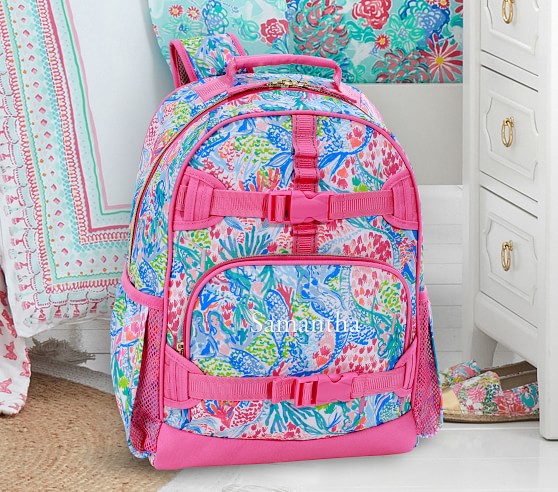 Mackenzie Lilly Pulitzer Mermaid Cove Backpacks | Pottery Barn Kids