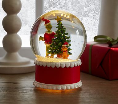 Dr. Seuss's The Grinch™ Personalized Light-Up Snow Globe | Pottery Barn ...