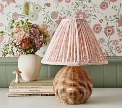 Julia Berolzheimer Rattan Table Lamp