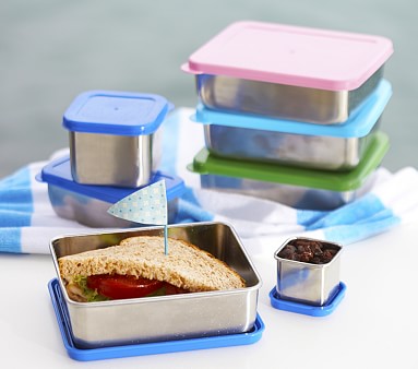 SIMPLY PEP Stainless Steel Container with lids Kids Lunch Containers - Set  of 4 Stainless Steel Snac…See more SIMPLY PEP Stainless Steel Container