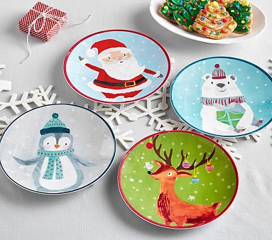 Merry and Bright Small Plates (Set of 8)