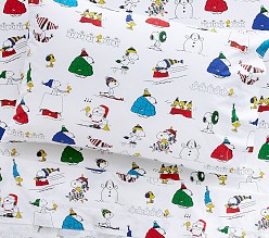 Peanuts® Snoopy® Holiday Organic Sheet Set