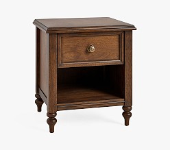 Chris Loves Julia Turned Wood Nightstand