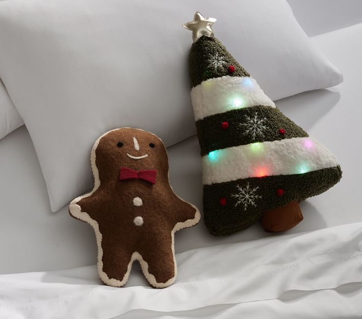 Gingerbread Man Pillow - PP Cotton - Bunny - Christmas Tree