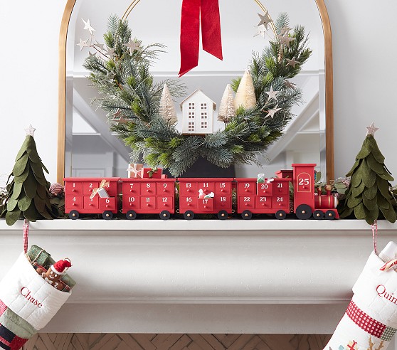 Wood Train 3D Advent Calendar