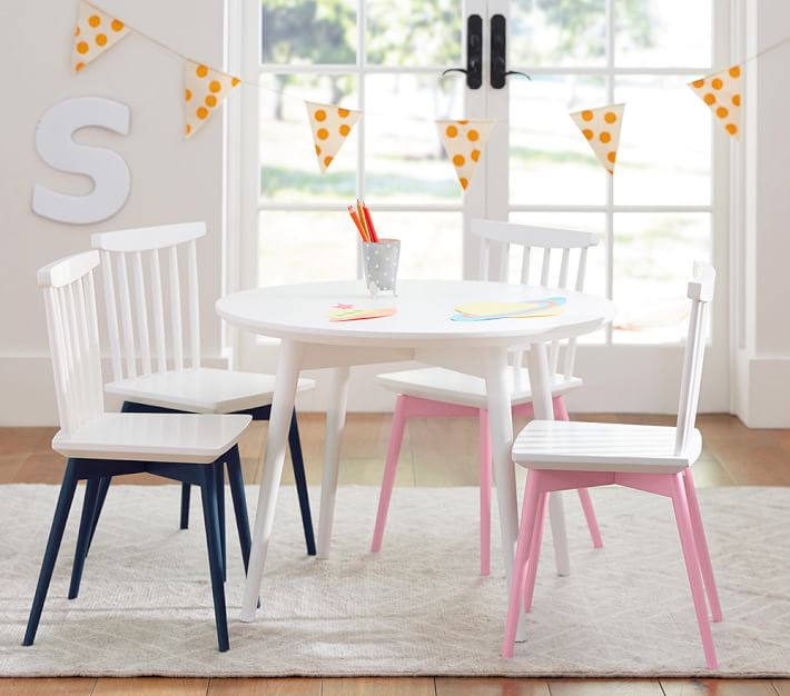 west elm x pbk Spindle Modern Kids Play Table | Pottery Barn Kids