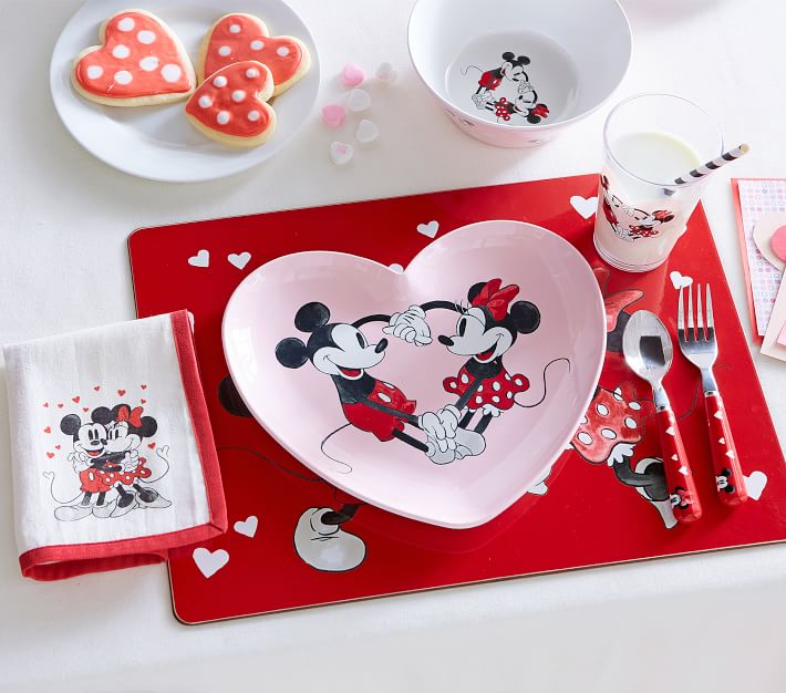 Disney Mickey Mouse Valentines Cork Placemat Pottery Barn Kids