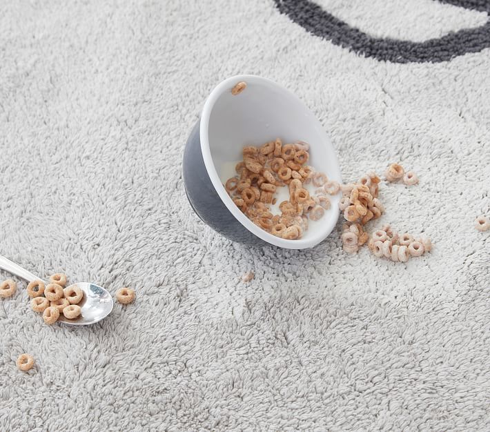 Machine Washable Numbers Round Rug Pottery Barn Kids