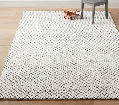 Performance Textured Trellis Rug | Pottery Barn Kids