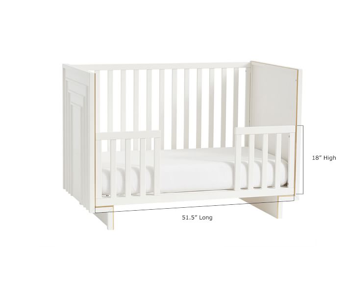 Pottery barn store art deco crib