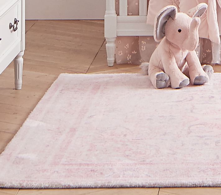 Pottery Barn Kids Sophia Rug 4x6 AND Rug Pad- Brand New. Too Small