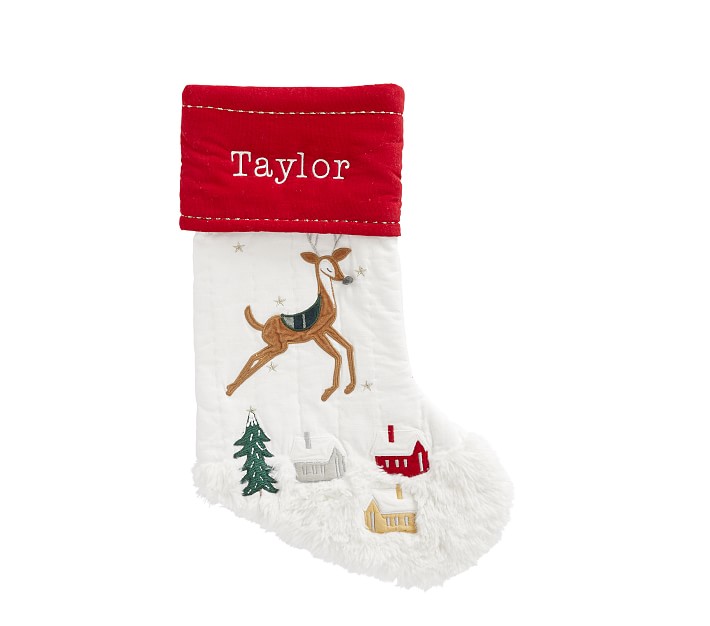 Pottery Barn Kids, Holiday, Pottery Barn Kids Red Airplane Stocking  William