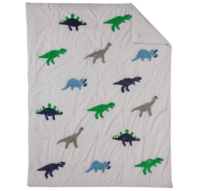 Candlewick Dino Comforter & Shams | Pottery Barn Kids