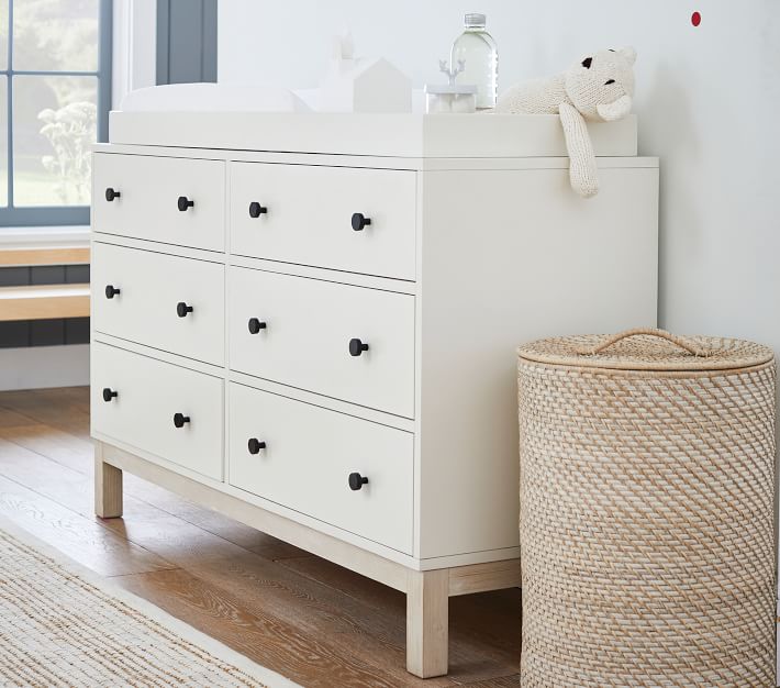 Cole Farmhouse ExtraWide Dresser & Topper Set Pottery Barn Kids