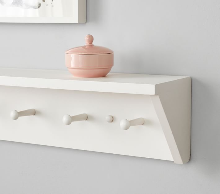 Birch Shelf with Pegs