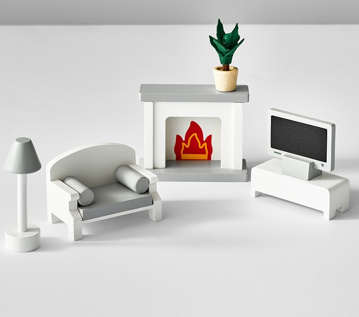 Playmobil, salon avec cheminée  Dollhouse living room, Comfortable living  rooms, Living room sets
