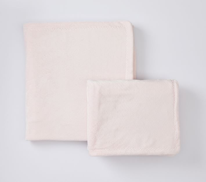 Chamois Baby Blanket Set of 2 Oversized + Regular Pottery Barn Kids