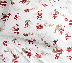 Heritage Santa Organic Sheet Set & Pillowcases