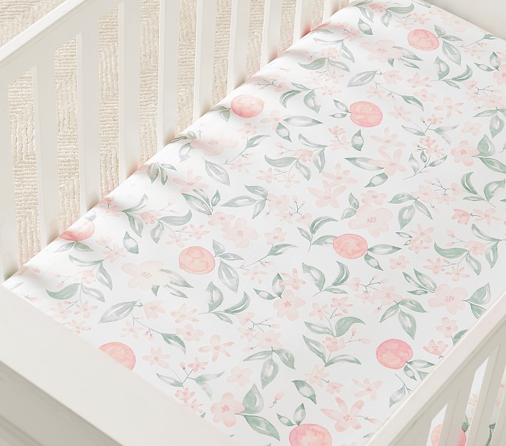 Peach colored 2025 crib sheets