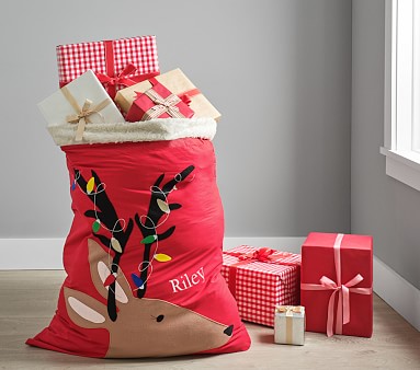 Santa bag pottery online barn