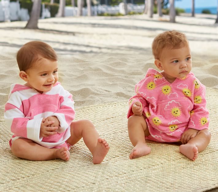 Stripe Baby Cover Up Pottery Barn Kids