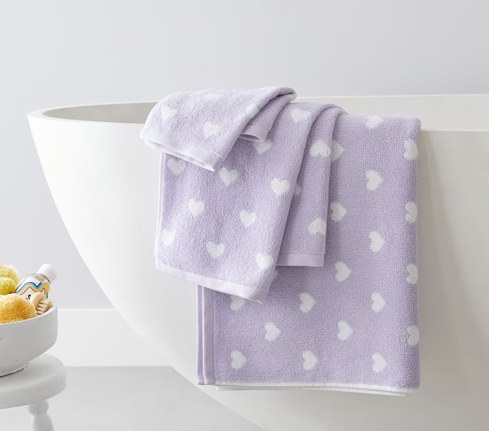 Polka Dots Bath Towels Kids Bathroom Decor. Colorful Polka Dot Kids Towels.  Large Polka Dot Towel & Small Hand Towels. Bath Towel Set 