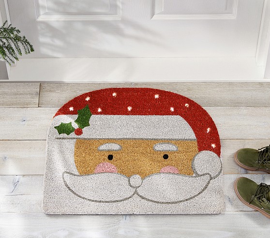 Pottery barn dog with hotsell lights doormat