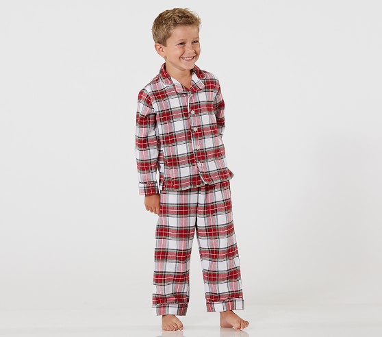 Morgan Plaid Family Christmas Pajama | Pottery Barn Kids