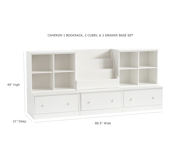 Cameron Wall 3 Drawer Base Set | Playroom Storage | Pottery Barn Kids