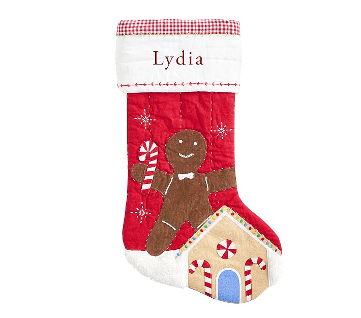 NWT Pottery Barn Kids Airplane Red Quilted Christmas Stocking, Monogram  Hunter