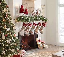 Pottery Barn Kids, Holiday, Pottery Barn Kids Red Airplane Stocking  William