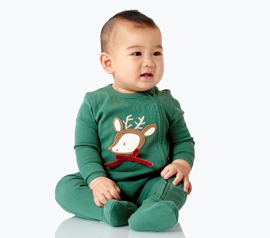 Reindeer Organic Nursery Pajama