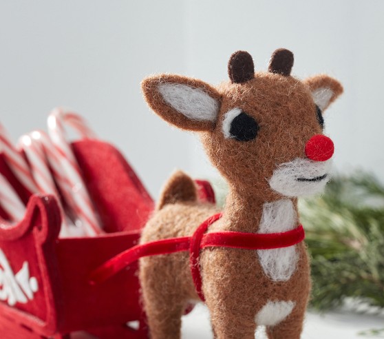 Rudolph® Felt Treat Holder | Pottery Barn Kids