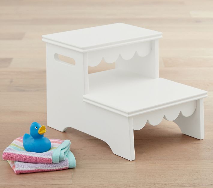 Scallop Double Step Stool Pottery Barn Kids