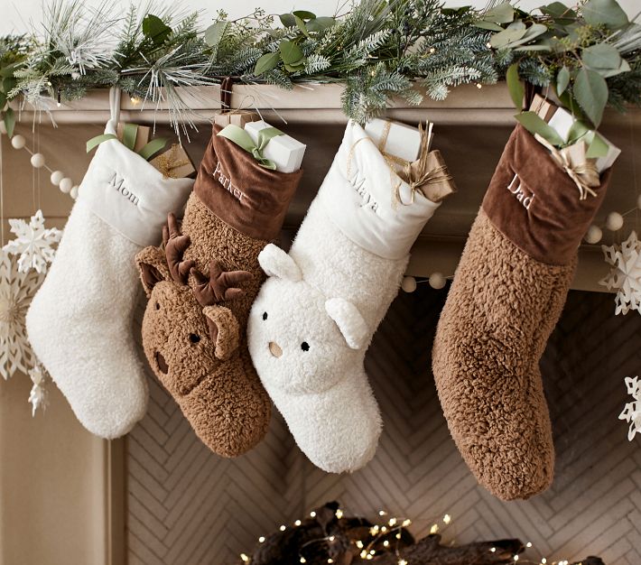 sherpa christmas stockings