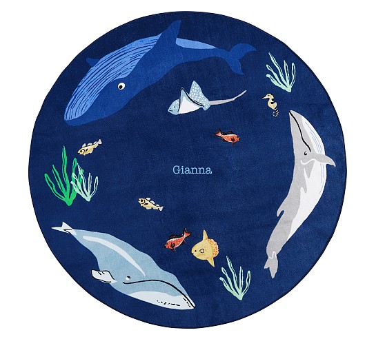 Personalized Sea Animals Bath Towels For Kids - Sea Creatures
