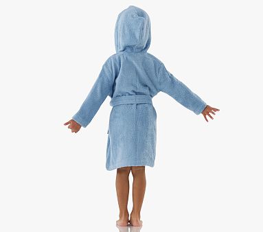 Terry Tots Luxury Bath Robe - Red Holiday Stripes - Boys