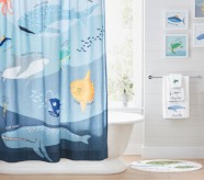 Quick-Dry Tassel Bath Collection Set - Towels, Shower Curtain