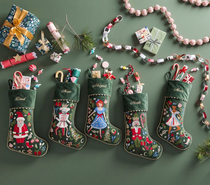 Teach Love Inspire Canvas Cosmetic Bag - Christmas Stocking