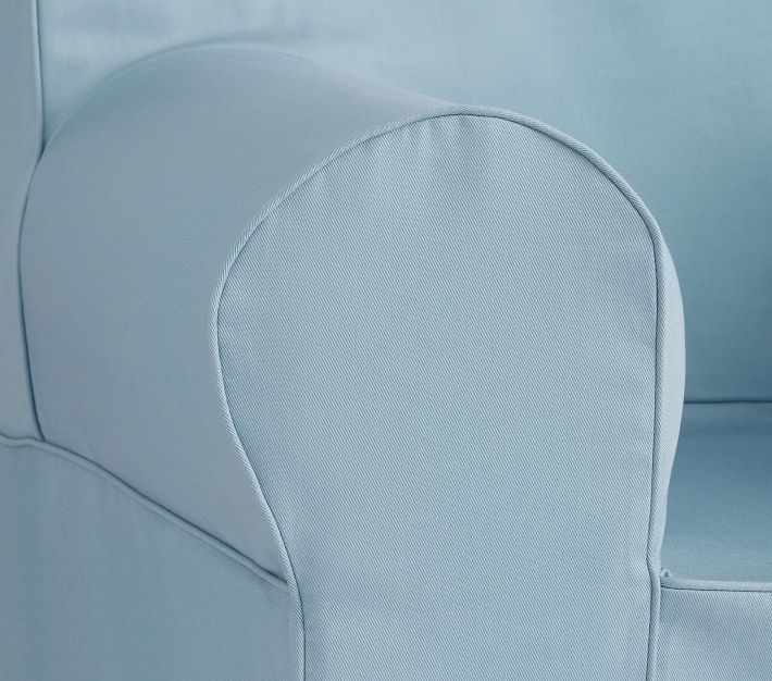 Light blue oversized cheap chair