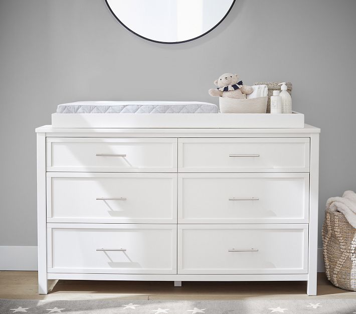 Camden ExtraWide Nursery Dresser & Topper Set Pottery Barn Kids
