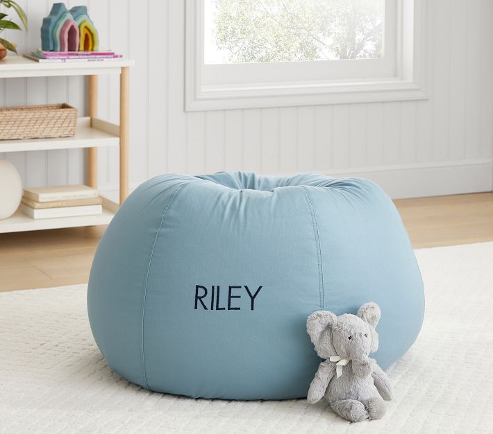 Pastel blue bean bag hot sale