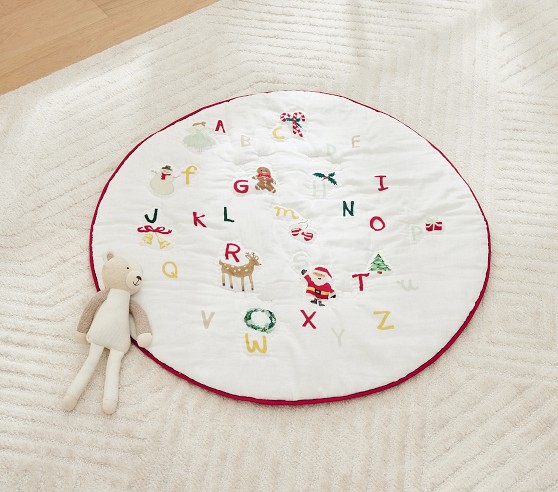 Seasonal ABC Muslin Travel Play Mat