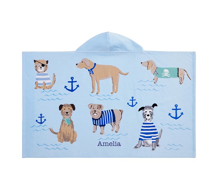 Hooded dog towel sale