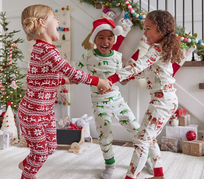 Kid's Matchy-Matchy Family Pajamas Snug Fit Set - Sale