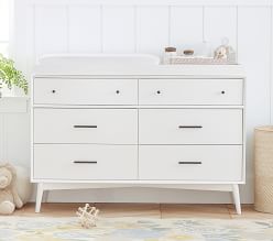 west elm x pbk Mid-Century 6-Drawer Changing Table